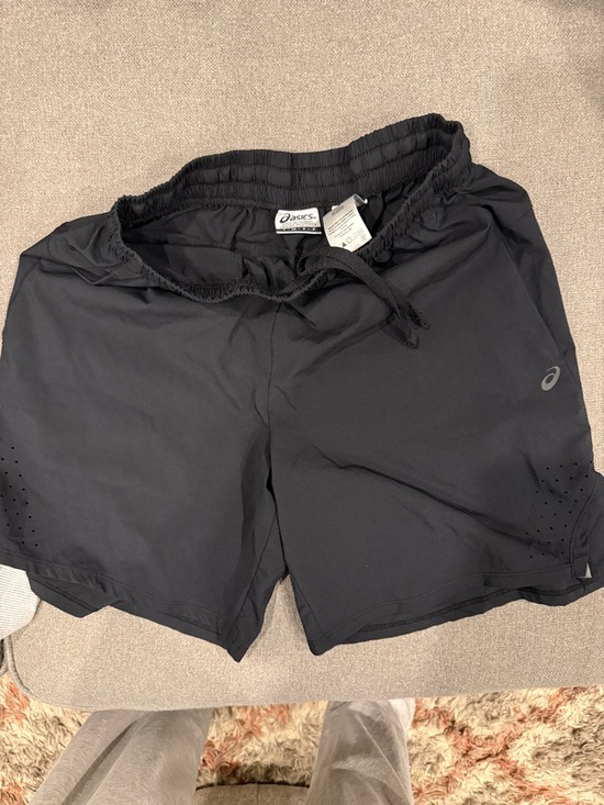 Asics Other - ASICS Men's Black Athletic Running Shorts with Drawstring